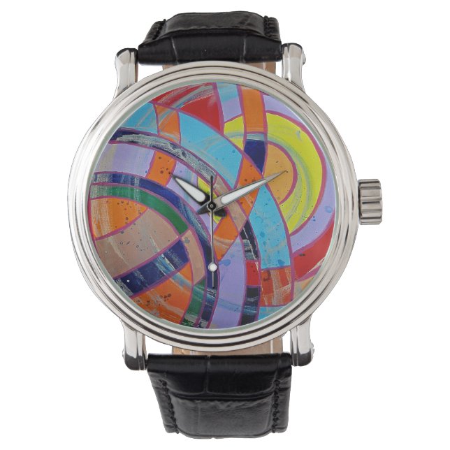 Reloj De Pulsera Composición #15 de Michael Moffa (Anverso)