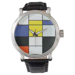 Reloj De Pulsera Composición A de Piet Mondrian - Arte Moderno Abst