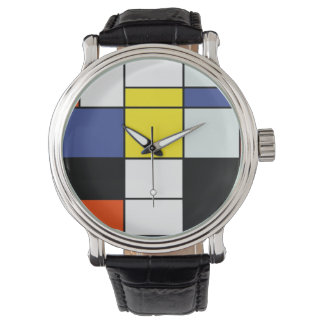 Reloj De Pulsera Composición A de Piet Mondrian - Arte Moderno Abst