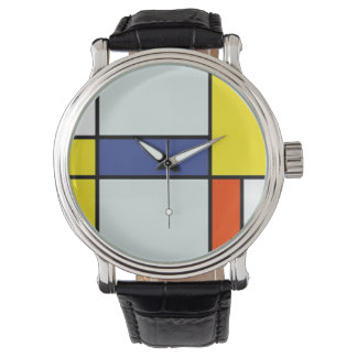 Reloj De Pulsera Composición A de Piet Mondrian - Arte Moderno Abst