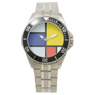 Reloj De Pulsera Composición A de Piet Mondrian - Arte Moderno Abst