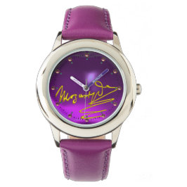 Reloj De Pulsera COMPOSICIÓN A MOZART Composer 3D Gold Signature Pu