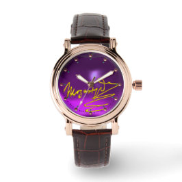 Reloj De Pulsera COMPOSICIÓN A MOZART Composer 3D Gold Signature Pu