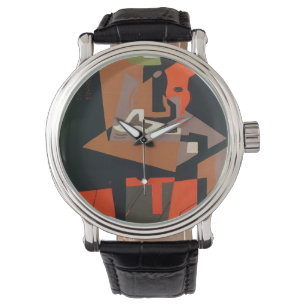 Reloj De Pulsera Composición (aceite en lona)