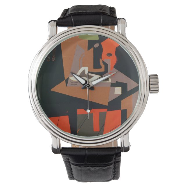 Reloj De Pulsera Composición (aceite sobre lienzo) (Anverso)