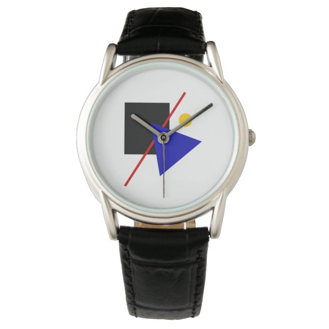 Reloj De Pulsera Composición artística de Bauhaus (Anverso)