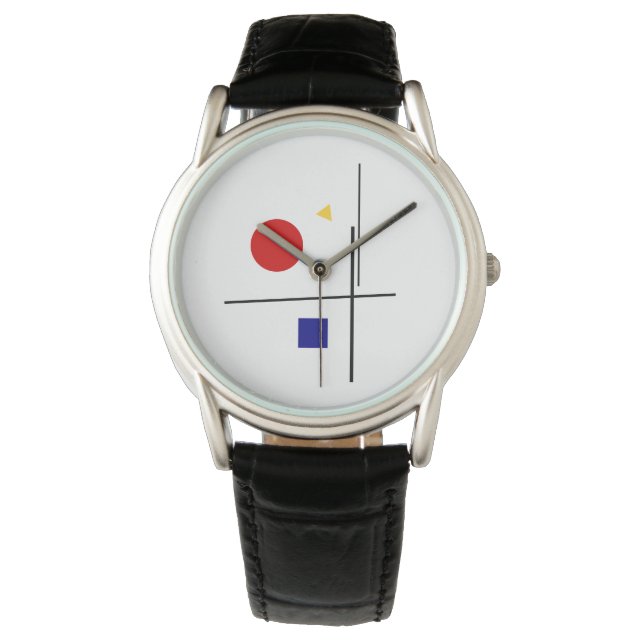 Reloj De Pulsera Composición artística de Bauhaus II (Anverso)