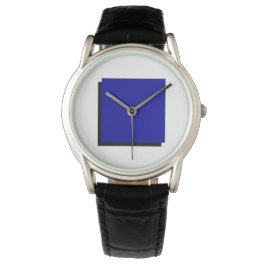 Reloj De Pulsera Composición de arte Bauhaus Plaza azul