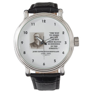 Reloj De Pulsera Compra de Rockefeller cuando la sangre está