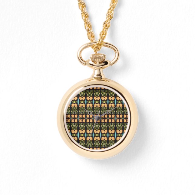 Reloj de pulsera con collar de oro NOCTURNE (Anverso)