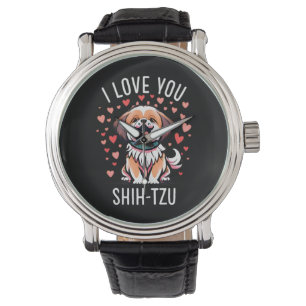 reloj de pulsera - Con dibujos me encanta Shih Tzu