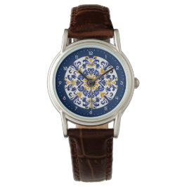 Reloj De Pulsera Con dígitos 💙 💟 Alucinantes Azulejos azules