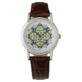 Reloj De Pulsera Con dígitos de la minoría Azulejo