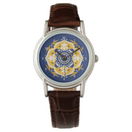 Reloj De Pulsera Con dígitos, hermosa Azure Blossom