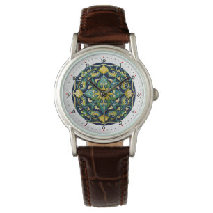 Reloj De Pulsera Con dígitos hermosa Elegancia Azulejo