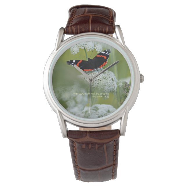 Reloj De Pulsera Con DIOS. (Anverso)