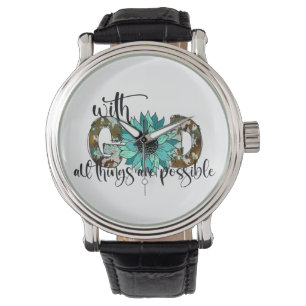 Reloj De Pulsera Con Dios