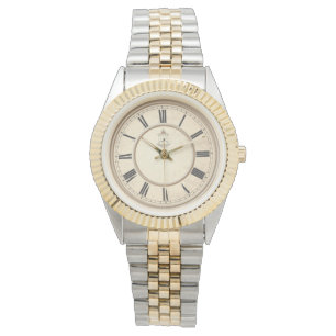 Reloj de pulsera con esfera de reloj vintage de do