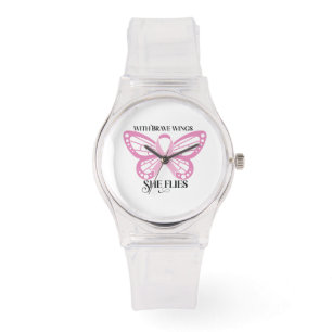 Reloj De Pulsera Con las alas valientes que ella vigila