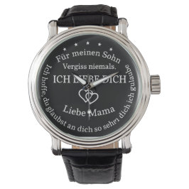 Reloj de pulsera con mensaje para mi hijo