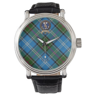 Reloj de pulsera con monograma del clan Kirkpatric