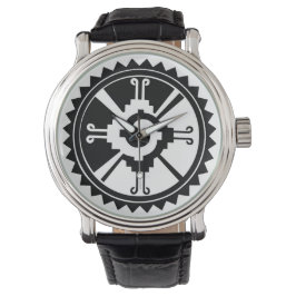Reloj de pulsera con símbolo maya de Hunab Ku