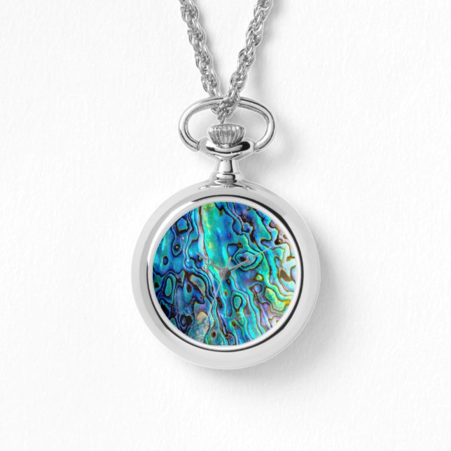 Reloj De Pulsera Concha de Abalone (Anverso)