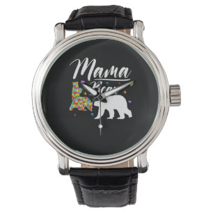 Reloj De Pulsera Conciencia de autismo a través del cual mamá lle