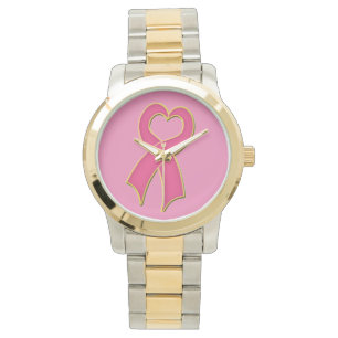 Reloj De Pulsera Conciencia sobre el cáncer de mama