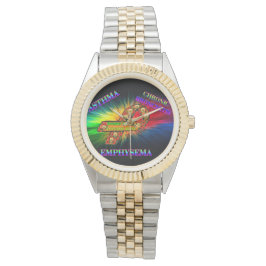 RELOJ DE PULSERA CONCIENCIA SOBRE LA COPD