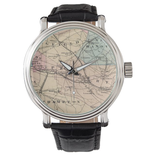 Reloj De Pulsera Condado de Burlington, NJ (Anverso)