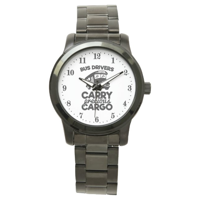 Reloj De Pulsera Conductor de autobús de carga preciosa genial (Anverso)