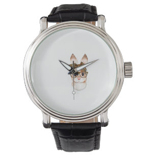 Reloj De Pulsera Conejito de Pascua Lindo Mamá de Pascua Leopardo A