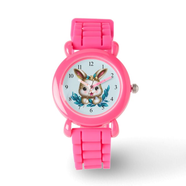 Reloj De Pulsera Conejo bebé kawaii lindo y adorable (Anverso)