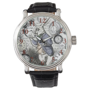 Reloj De Pulsera Conejo Blanco Alice en el País de las Maravillas R