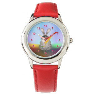 Reloj De Pulsera Conejo con zanahoria