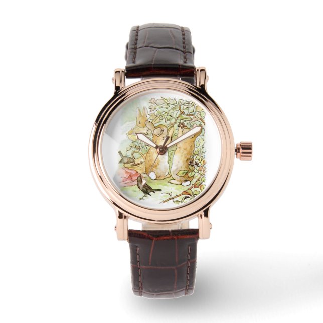 Reloj De Pulsera Conejo conejo: Picking de Blackberry (Beatrix Pott (Anverso)