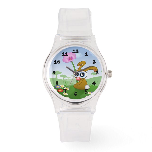Reloj De Pulsera Conejo Cute (Anverso)