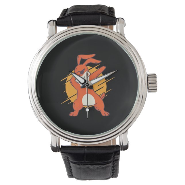 Reloj De Pulsera Conejo Dabbing (Anverso)