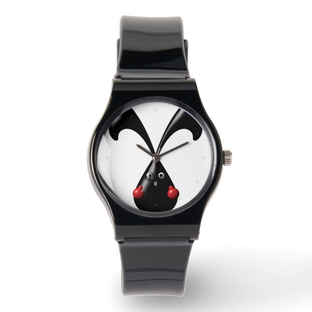 Reloj De Pulsera Conejo de bóxer de conejo duro (Anverso)