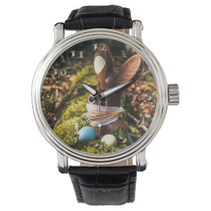 Reloj De Pulsera Conejo de Pascua de Chocolate Corona