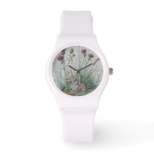 Reloj De Pulsera Conejo del conejito de las mujeres