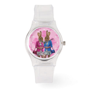 Reloj De Pulsera Conejos de conejito lindos divertidos