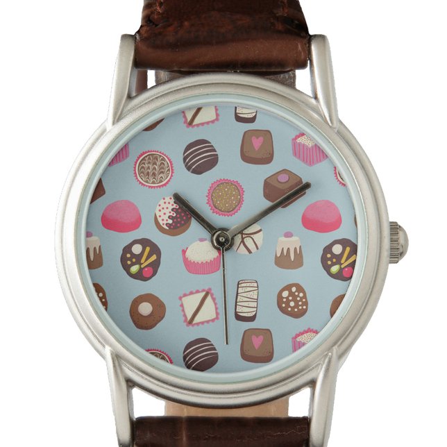 Reloj De Pulsera Confección de dulces de chocolate (Fun Chocolate Candy pattern watch)