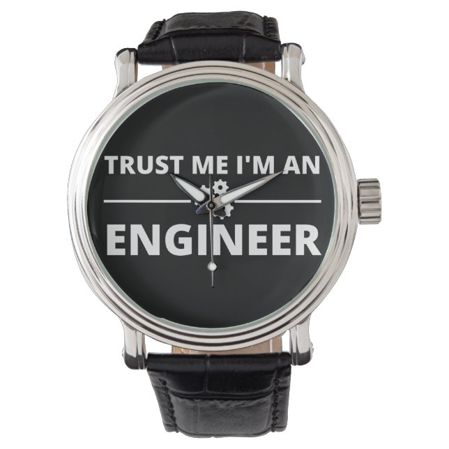 Reloj De Pulsera Confía en mí, soy ingeniero (Anverso)