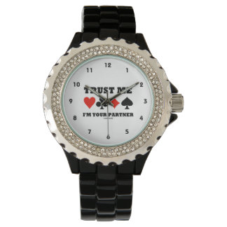 Reloj De Pulsera Confía en mí, soy tu socio (Bridge Four Card Suits