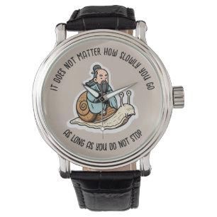 Reloj De Pulsera Confucio y el caracol