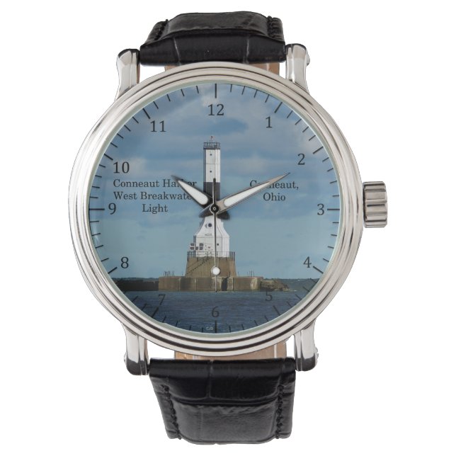 Reloj De Pulsera Conneaut Harbour West Breakwater Light watch (Anverso)