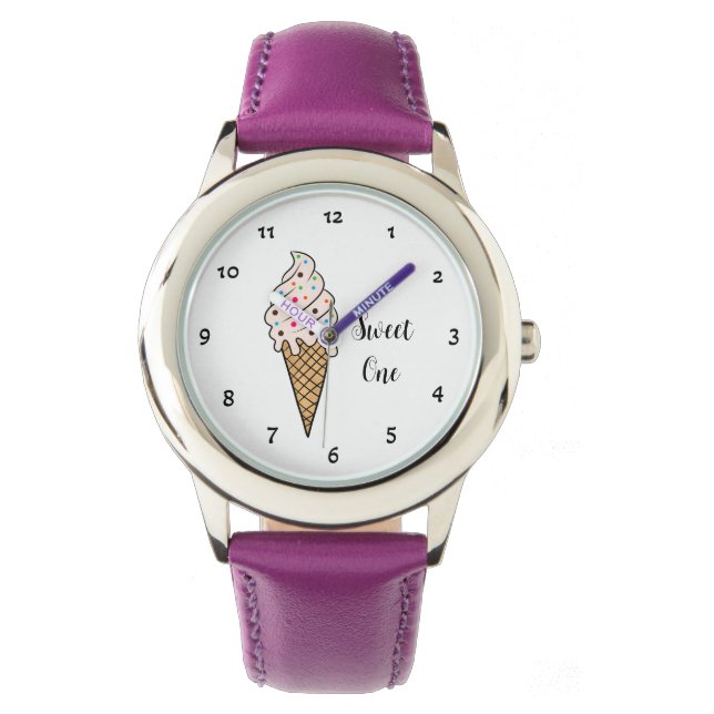 Reloj De Pulsera Cono de helado (Anverso)