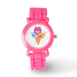 Reloj De Pulsera Cono de helado de oso